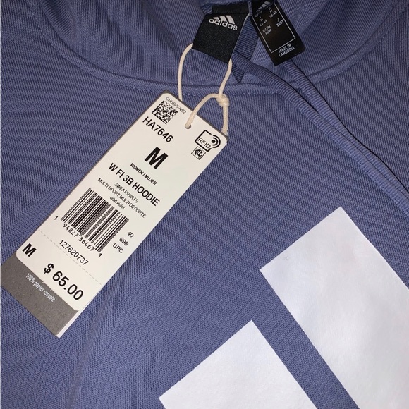Adidas Hoodie, NWT - Picture 2 of 5